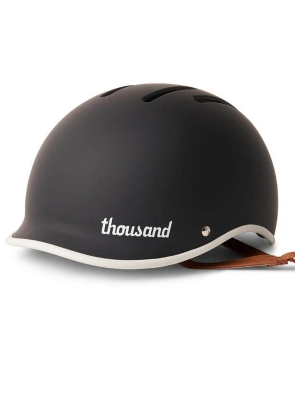 Thousand Matte Green Helmet with White Trim XS